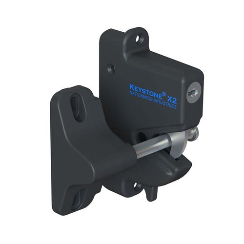 Keystone® X2 External Mount Latch – One-Sided for Vinyl, Ornamental or Wood Fence Gates - BUY PER PIECE (EACH)