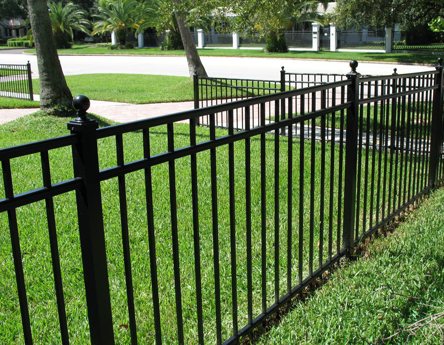4' Aluminum Flat Top Ornamental