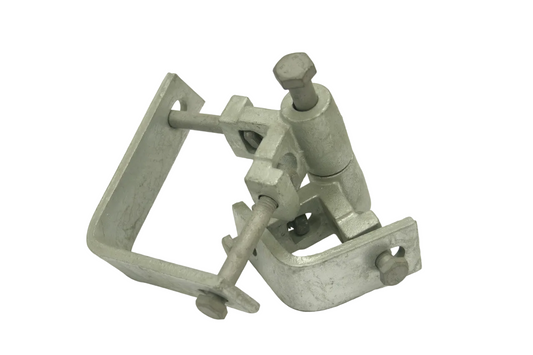 4" x 2" Square 180-Degree Hinge for Chain Link or Ornamental Fence Gates