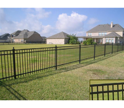 [PRICE PER FOOT] Flat Top 5' Tall Three Rail Fence